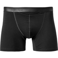 HOM Herren Long Boxer schwarz Viskose/Modal unifarben von HOM