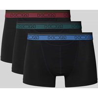 HOM Trunks mit Label-Bund Modell 'Tiago' im 3er-Pack in Black, Größe XXL HOM Trunks mit Label-Bund Modell 'Tiago' im 3er-Pack in Black, Größe XXL von HOM
