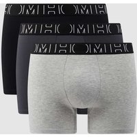 HOM Trunks mit Stretch-Anteil im 3er-Pack Modell 'Patrick' in Dunkelgrau, Größe L von HOM