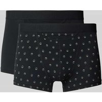 HOM Trunks mit elastischem Bund im 2er-Pack in Black, Größe S von HOM