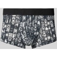 HOM Trunks mit elastischem Label-Bund Modell 'Rock City' in Anthrazit, Größe XXL von HOM