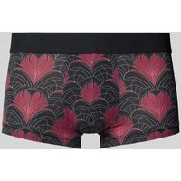HOM Trunks mit floralem Allover-Print Modell 'Carlyle' in Bordeaux, Größe XL von HOM