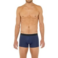 HOM Herren Trunks blau Baumwolle unifarben von HOM