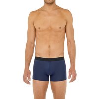 HOM Herren Trunks blau Baumwolle unifarben von HOM