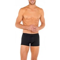 HOM Herren Trunks schwarz Baumwolle unifarben von HOM