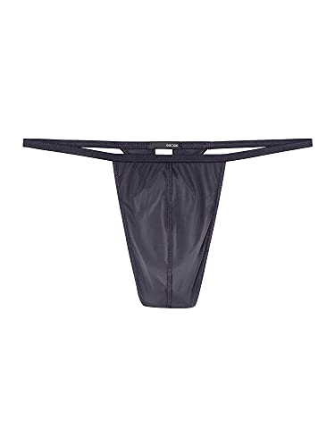 Hom Herren Plume G-String Unterwäsche, anthrazit, M von HOM