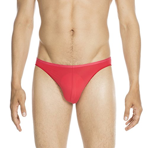 Hom Herren Plumes Micro Slip, Rot (Red 4063), Large von HOM