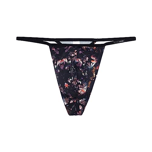 Hom Herren Sebastian String, Dark Flower Print, XL von HOM