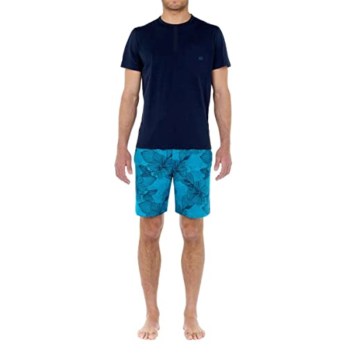 ZXYA Herren Court FANO Pyjama-Sets, Bleu, XXL von HOM