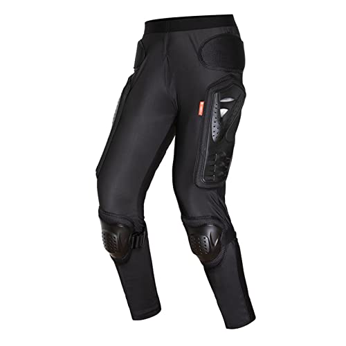 HOMDECR Herren-Motorradhose, Gepanzerte Motorradhose, Strapazierfähige, Abnehmbare CE-Rüstungs-Bikerhose Mit Abnehmbarem Baumwollfutter (XL) von HOMDECR