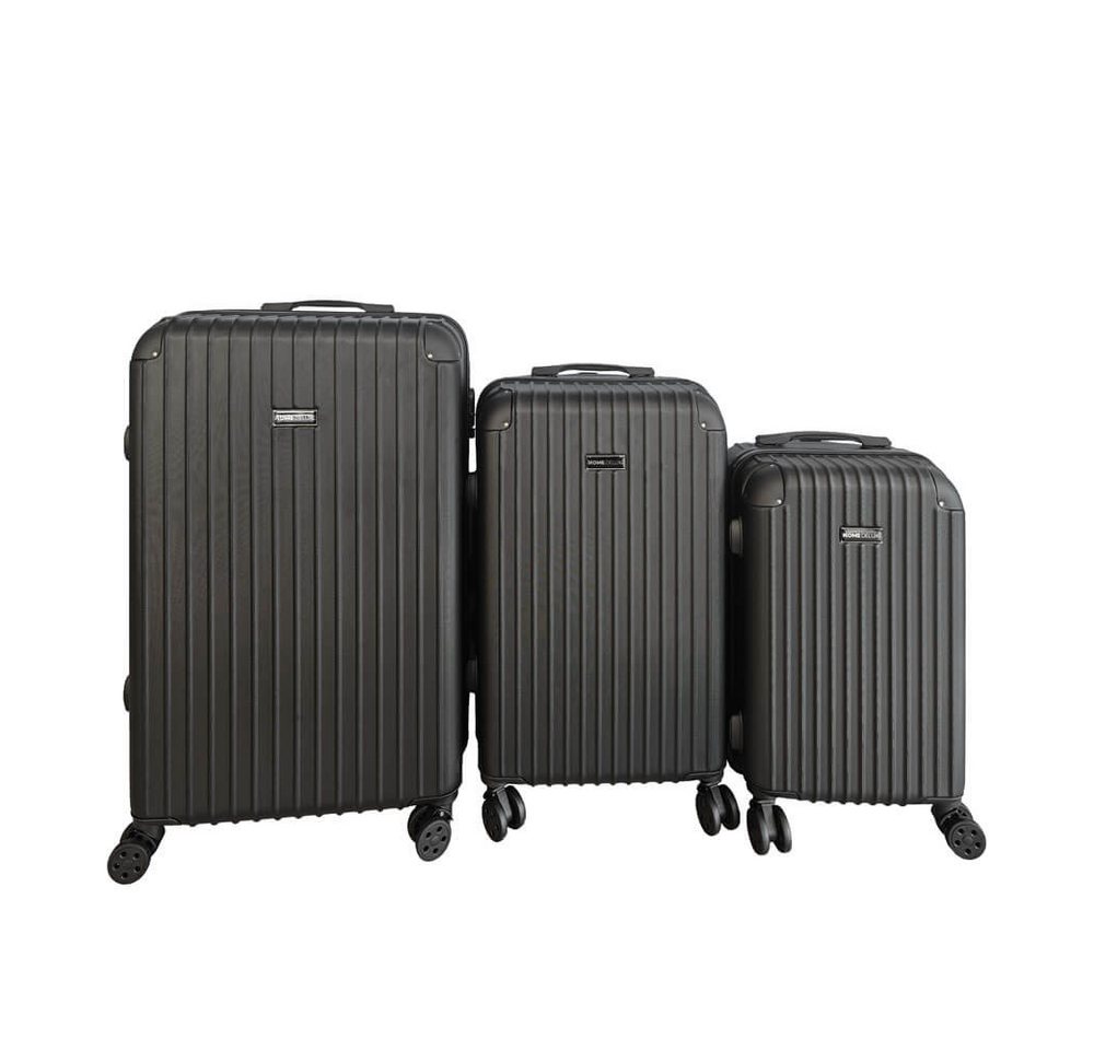 HOME DELUXE Kofferset VAYA, (3 tlg), 360° Drehrollen & Teleskopgriff, Reisekoffer, Hartschale, Rollkoffer von HOME DELUXE