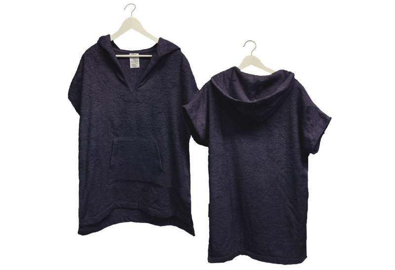 HOMELEVEL Bademantel Poncho Damen Frottee - Badeponcho - Handtuch für Strand Sauna, Baumwolle von HOMELEVEL