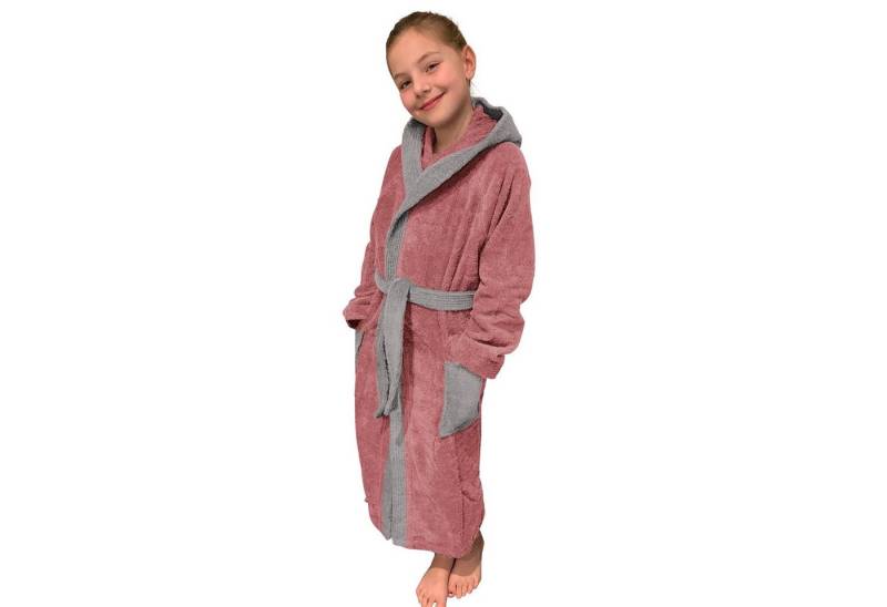 HOMELEVEL Bademantel Bademantel für Kinder aus Frottee Baumwolle - Morgenmantel Kinder, Baumwolle, Kinderbademantel Junge Mädchen kuschelig flauschig - Bathrobe Kids HOMELEVEL Bademantel Bademantel für Kinder aus Frottee Baumwolle - Morgenmantel Kinder, Baumwolle, Kinderbademantel Junge Mädchen kuschelig flauschig - Bathrobe Kids von HOMELEVEL