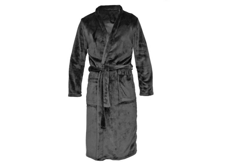 HOMELEVEL Bademantel Flanell Bademantel - Übergröße - Unixex - Damen & Herren, Polyester HOMELEVEL Bademantel Flanell Bademantel - Übergröße - Unixex - Damen & Herren, Polyester von HOMELEVEL