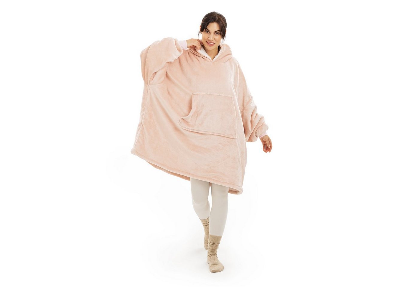 HOMELEVEL Bademantel Kuscheliger Flanell-Bademantel - 3XL Übergröße - Für Damen & Herren, Polyester von HOMELEVEL