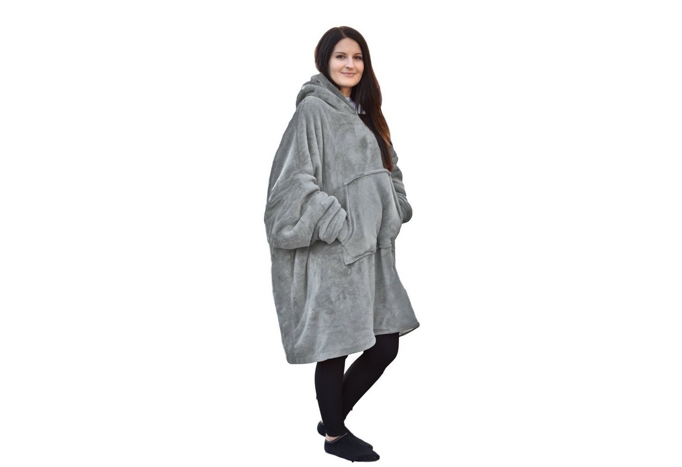 HOMELEVEL Bademantel Kuscheliger Flanell-Bademantel - 3XL Übergröße - Für Damen & Herren, Polyester von HOMELEVEL