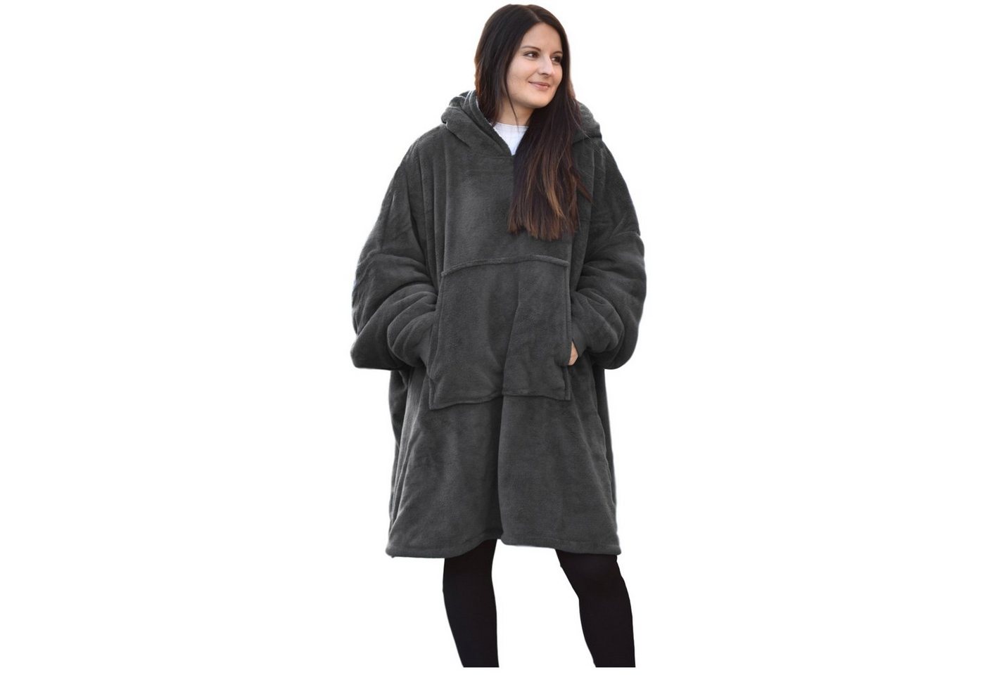 HOMELEVEL Bademantel Kuscheliger Flanell-Bademantel - 3XL Übergröße - Für Damen & Herren, Polyester von HOMELEVEL