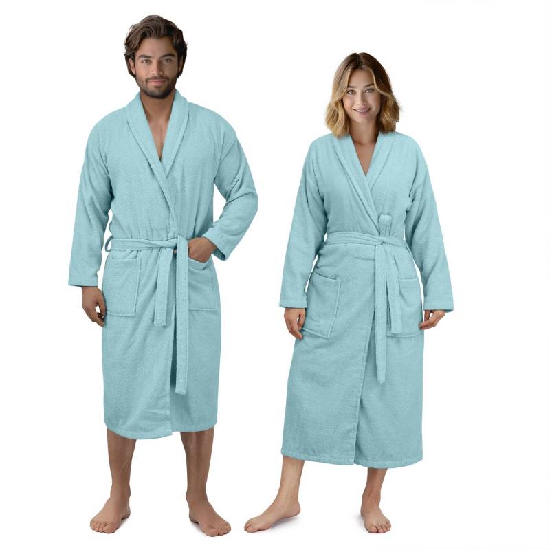 HOMELEVEL Unisex-Bademantel Bademantel Frottee Damen Herren - Extra saugfähig - 100% Baumwolle 3XL, Baumwolle von HOMELEVEL