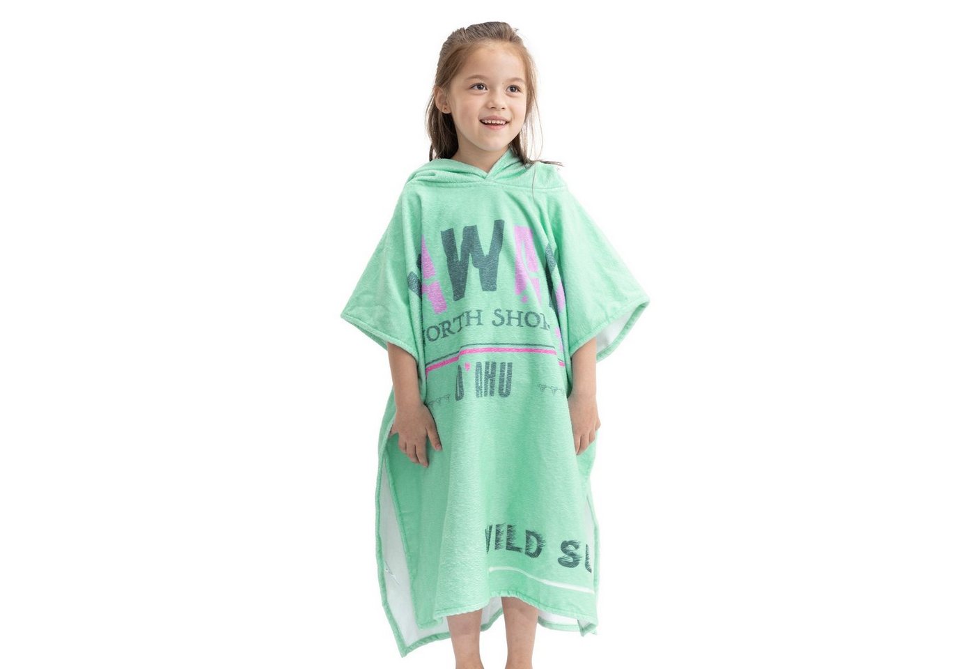 HOMELEVEL Kinderbademantel Kinder und Baby Badeponcho - Poncho Handtuch - Surfponcho, Baumwolle von HOMELEVEL