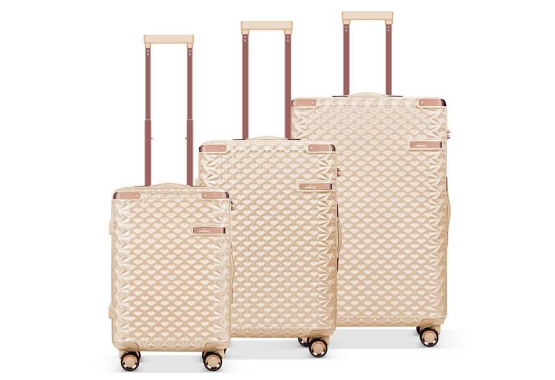HOMELUX Kofferset Kofferset Reisekoffer 3er Set Hartschalen Koffer Trolley Set, (set, 3), Rollkoffer Trolley Hartschalen koffer Set - M-L-XL von HOMELUX
