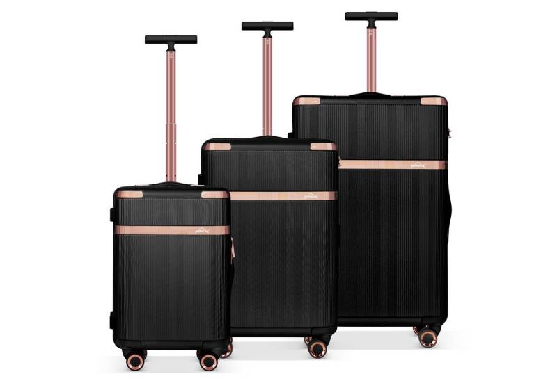 HOMELUX Kofferset Kofferset Reisekoffer 3er Set Hartschalen Koffer Trolley Set, (set, 3), Rollkoffer Trolley Hartschalen koffer Set - M-L-XL von HOMELUX