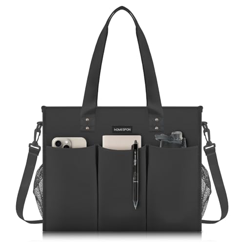 HOMESPON Handtasche Damen Groß Tote Bag Shopper Taschen Umhängetasche mit Laptop Fach Arbeitstasche von HOMESPON