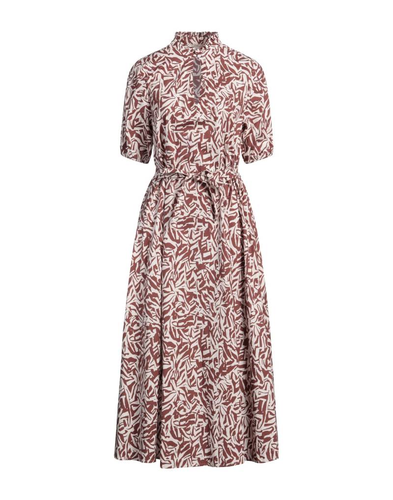 HOMEWARD CLOTHES Midi-kleid Damen Braun von HOMEWARD CLOTHES