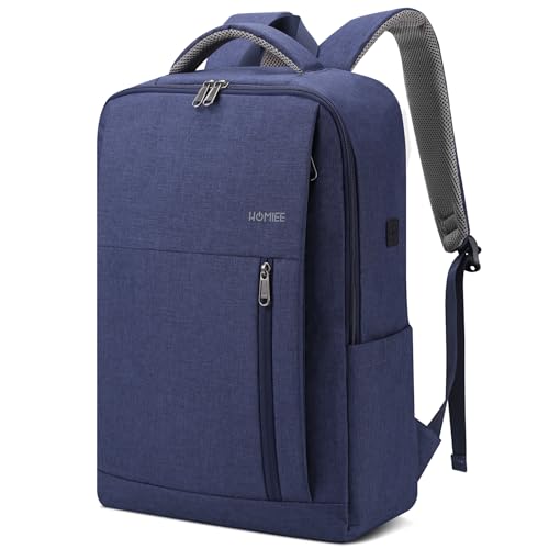 HOMIEE Laptop Rucksack Herren 17 zoll Laptoptasche Schulranzen Tagesrucksack Arbeitsrucksack Business Arbeitstasche Arbeit Lehrertasche Backpack Uni Weekender Daypack von HOMIEE