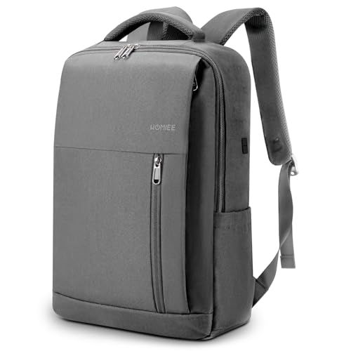 HOMIEE Laptop Rucksack Herren 17 zoll Laptoptasche Schulranzen Tagesrucksack Arbeitsrucksack Business Arbeitstasche Arbeit Lehrertasche Backpack Uni Weekender Daypack von HOMIEE