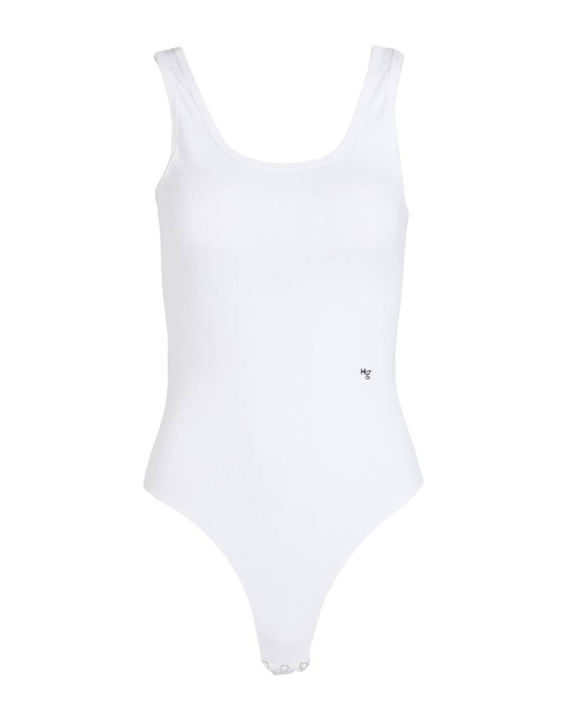HOMMEGIRLS Bodysuit Damen Weiß von HOMMEGIRLS