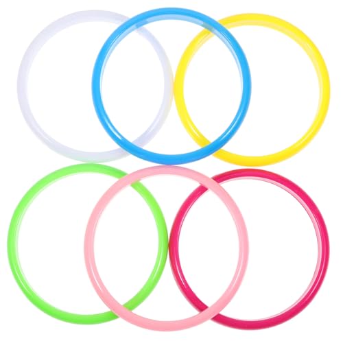 HOMOBABE 12 Stück Teiliges Set Farbige Kunststoffarmreifen für Frauen und Stylische Armbänder für Dekoration und DIY Schmuckgestaltung von HOMOBABE