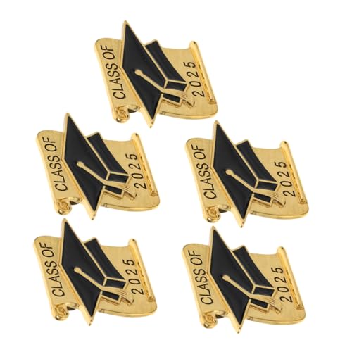 HOMOBABE 5 Stück Teiliges Metall Broschen Abschlussmütze Anstecknadeln für Graduierungsfeier Dekorative Reverspins für Kleidung Taschen und Erinnerungsstücke HOMOBABE 5 Stück Teiliges Metall Broschen Abschlussmütze Anstecknadeln für Graduierungsfeier Dekorative Reverspins für Kleidung Taschen und Erinnerungsstücke von HOMOBABE