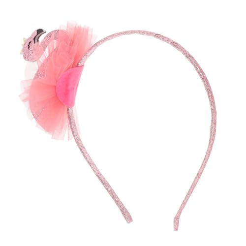 HOMOBABE Flamingo Haarreif Für Mädchen Glitzerndes Rutschfestes Kopfband Für Bühnenaufführungen Und Strandpartys Süßes Haarschmuck-accessoire Für Kleine Mädchen Für Karneval Und von HOMOBABE