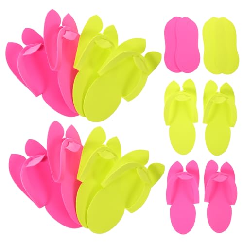 HOMOCONO 12Paare Einweg Pediküre Hausschuhe aus Rutschfeste Spa Slipper für Hotelgäste für Schönheitssalons und Strandpartys Unisex Pantoffeln Zufälligen Farben HOMOCONO 12Paare Einweg Pediküre Hausschuhe aus Rutschfeste Spa Slipper für Hotelgäste für Schönheitssalons und Strandpartys Unisex Pantoffeln Zufälligen Farben von HOMOCONO
