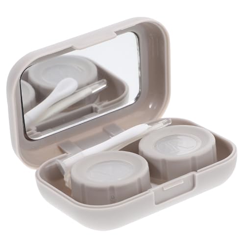 HOMOCONO Reise-kontaktlinsenbox Mit Spiegel Stilvolles Und Aufbewahrungset Für Und Mädchen Aus Strapazierfähigem Für Unterwegs von HOMOCONO