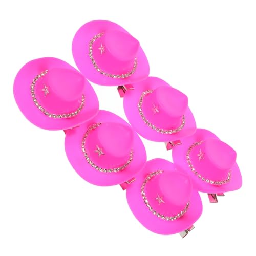 HOMOCONO 6stücke Hut-haarnadeln Für Damen Party Reise Geburtstag Hut-haarspangen Haarhüte Blütenblatt Haar-clips Für Alltag Hochzeit Strandhochzeit Accessoires von HOMOCONO