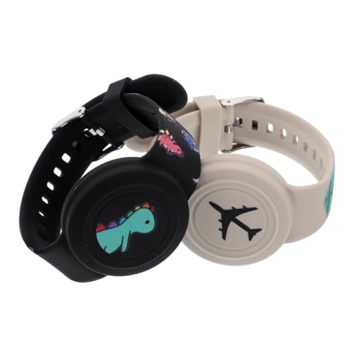 HOMOCONO Ersatzarmbänder 2er-pack Atmungsaktiv Bequem Leicht Tracer-armband Für Kinder Dekorative Hülle von HOMOCONO