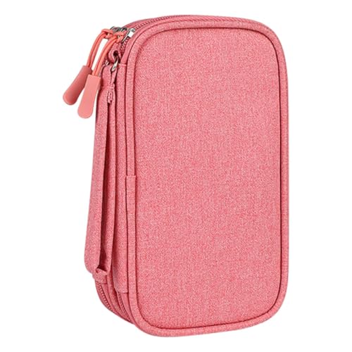 HOMOCONO Kabelorganisation Tasche Reisen Elektronik Organizer Tasche Datenleitungs Aufbewahrungstasche Organizer Für Zubehör Tragbare Ladetasche Reisen Kabel Etui von HOMOCONO