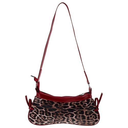 HOMOCONO Leopard Crescent Umhängetasche: Modische Damen Schulter Crescent Bag Multifunktionale Unterarm Handtasche für den täglichen Gebrauch HOMOCONO Leopard Crescent Umhängetasche: Modische Damen Schulter Crescent Bag Multifunktionale Unterarm Handtasche für den täglichen Gebrauch von HOMOCONO