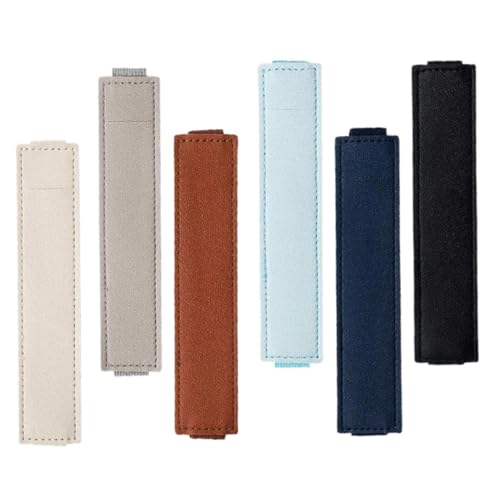 HOMOCONO 6stücke Teiliges Elastische Stift-Halterung Pu Notizbuch Praktische Stiftetuis Farben Für Meetings Und von HOMOCONO