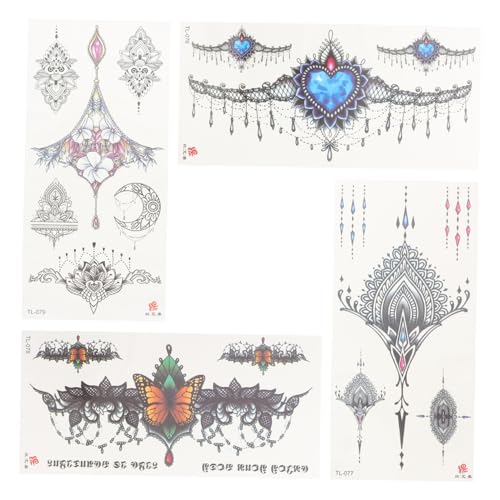 HOMOCONO Temporäre Tattoo-papier-stücke Körper-tattoo-aufkleber Für Frauen Langanhaltende Einfache Anwendung HOMOCONO Temporäre Tattoo-papier-stücke Körper-tattoo-aufkleber Für Frauen Langanhaltende Einfache Anwendung von HOMOCONO