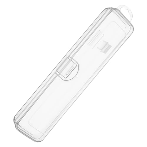 HOMOCONO Tragbare Zahnbürstenbox aus Kunststoff Reisebehälter für Zahnbürsten Hygienischer Organizer für Unterwegs Leicht und Platzsparend für Reisen und Camping von HOMOCONO