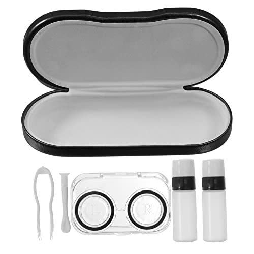 HOMOCONO Tragbarer Brillen Organizer Doppelseitiges Brillenetui für Mehrere Brillen Hartschalen Brillenbehälter Kratzfest und Auslaufsicher für Reisen und Alltag von HOMOCONO
