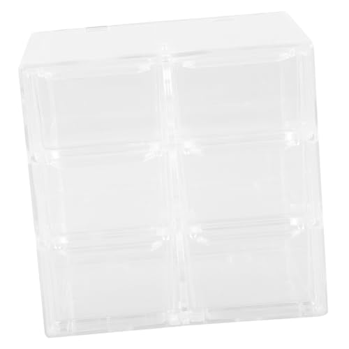 HOMOCONO Transparenter Organizer Design Aufbewahrungsbox Für Linsen Kleiner Desktop-Organizer Für Zuhause Und Reise von HOMOCONO
