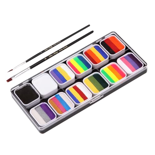 HOMSFOU 1 Satz Bemalte Palette Schminkset Für Gesichtsfarbe Kinderschminke Uv Gesichtsbemalungsset Festliche Gesichtsbemalung Bunte Gesichtsbemalung Schminksets Pigmentpulver HOMSFOU 1 Satz Bemalte Palette Schminkset Für Gesichtsfarbe Kinderschminke Uv Gesichtsbemalungsset Festliche Gesichtsbemalung Bunte Gesichtsbemalung Schminksets Pigmentpulver von HOMSFOU