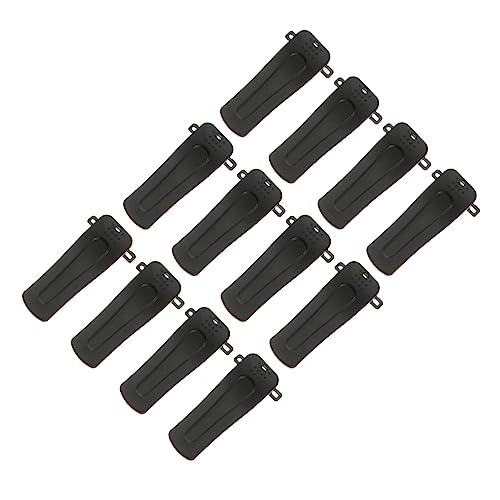 HOMSFOU 1 Satz - -Ordner Mehrzweckhalter Belt Clip Waist Clips Mikrofon-empfängergürtel Clip Für -Wege-radios Schulterclips Gurthalterungen Aus Kunststoff Plastik Black 12st HOMSFOU 1 Satz - -Ordner Mehrzweckhalter Belt Clip Waist Clips Mikrofon-empfängergürtel Clip Für -Wege-radios Schulterclips Gurthalterungen Aus Kunststoff Plastik Black 12st von HOMSFOU