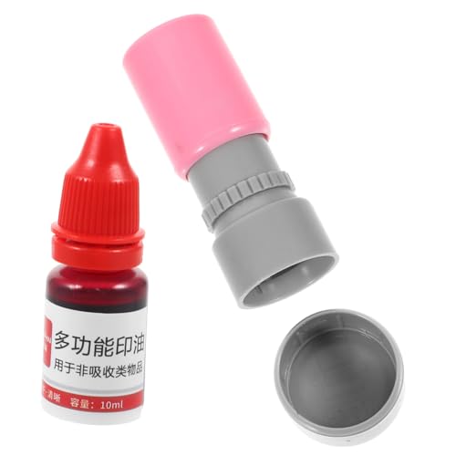 HOMSFOU 1 Satz Stempel für Make-up LED Gesichtsblumenstempel Stempel für Augenbraue Hand-Make-up-Stempel Gesichtsstempel praktischer kleiner Stempel Plastik von HOMSFOU