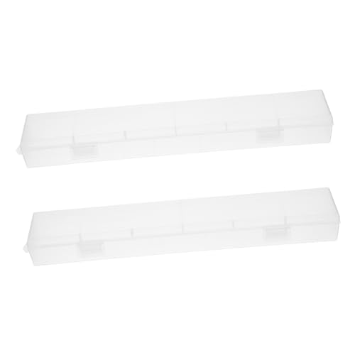 HOMSFOU 1 Satz Wasserfarbe Stift Aufbewahrungsbox Multifunktionale Kunststoffbox Für Kunstbedarf Transparentes Design Zur Organisation Von Malutensilien Und Schreibgeräten 2 Stück von HOMSFOU