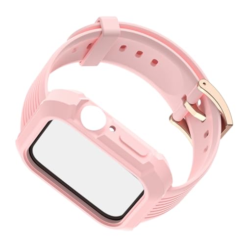 HOMSFOU 1 Stk Gurt Armband für kinder Uhrenarmband tauschen shöne bescherung bastelzeug TPU-Uhrenarmband fortschrittliches Uhrenarmband Anschauen Zubehör Kraftstoffeinspritzung diese Rosa von HOMSFOU