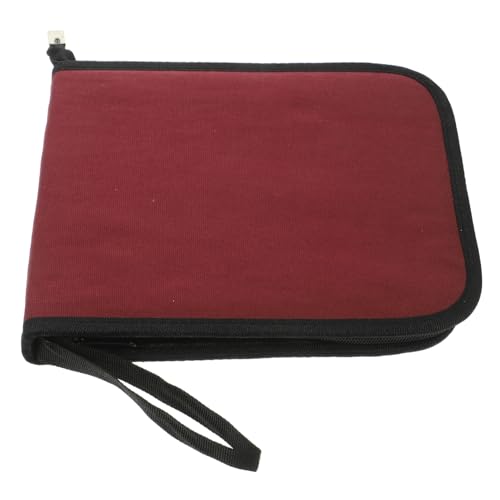 HOMSFOU Bleistifttasche Aus Canvas Für Schule Faltbar Große Kapazität Mehrfarbig Praktischer Stifte Organizer von HOMSFOU